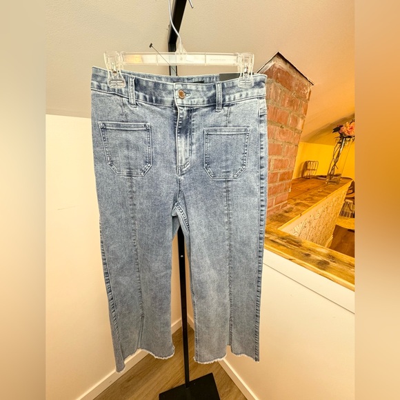 Joseph Ribkoff Culotte Jeans/Denim  With Embellished Front Seam 241903S25 - Picture 3 of 10